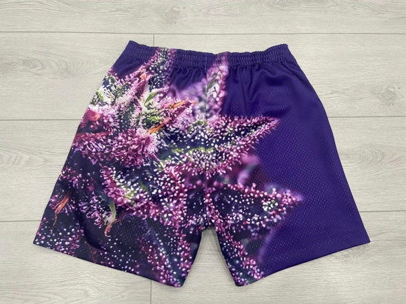 Purple Kush Effect Basketball Shorts