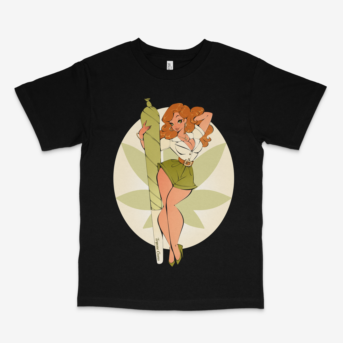 Ruby Terps holding Joint