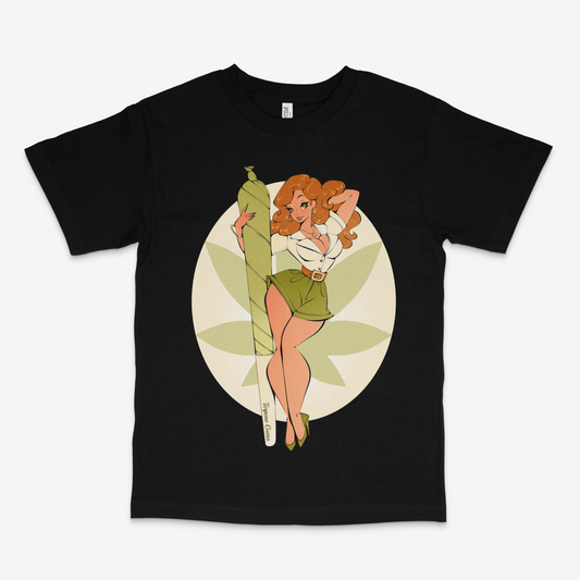 Ruby Terps holding Joint