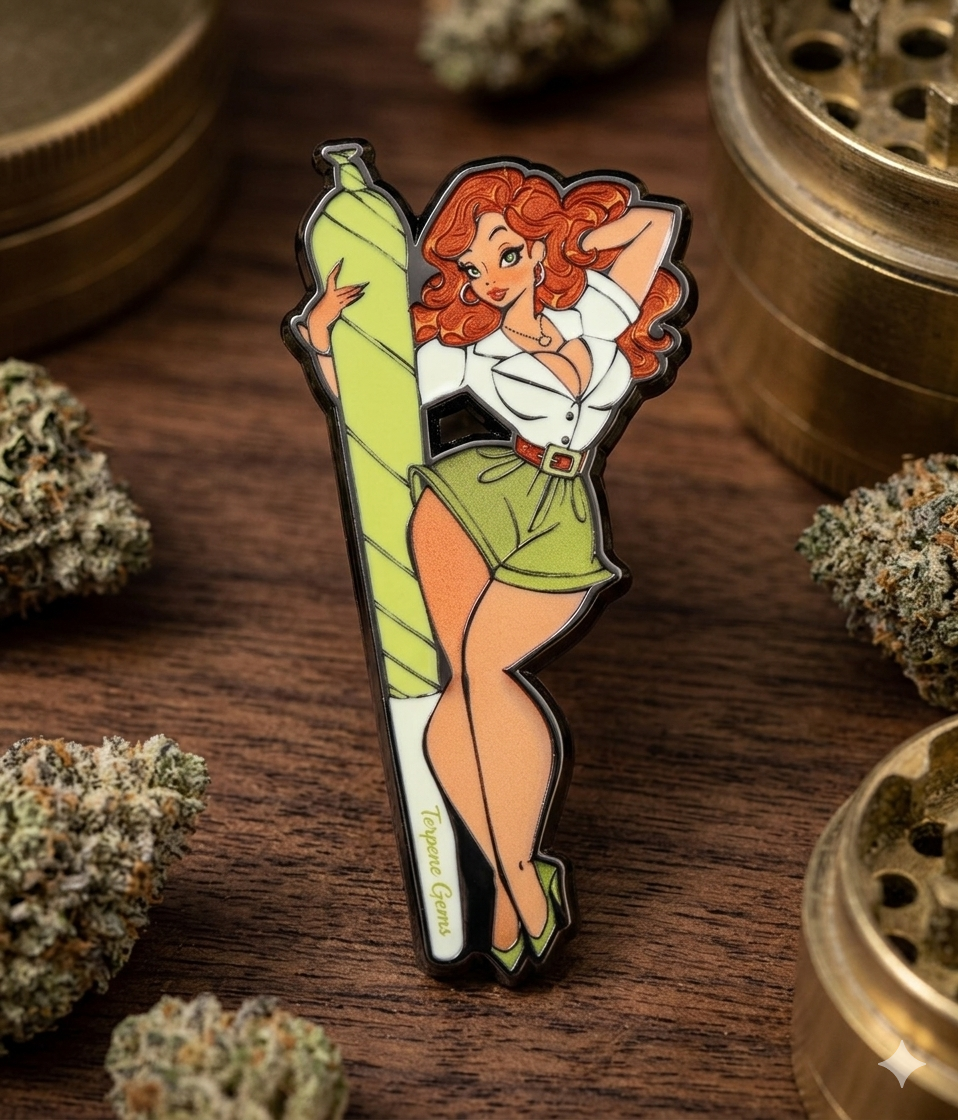 Ruby Terps "Smoke-Master" Enamel Pin