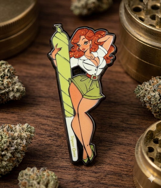 Ruby Terps "Smoke-Master" Enamel Pin