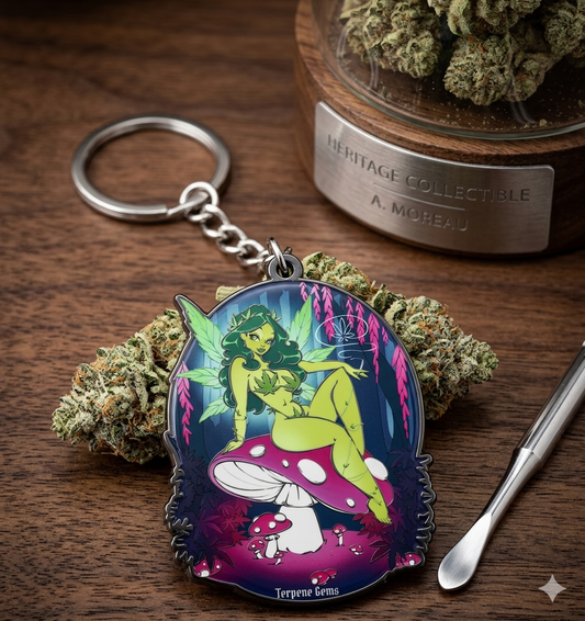 Sage Hash "Botanical Alchemist" Premium Keychain