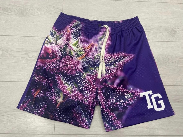 Purple Kush Effect Basketball Shorts