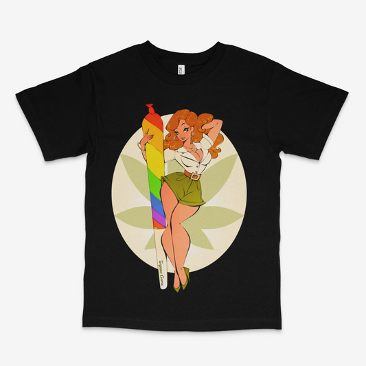 Ruby Terps holding Pride Joint