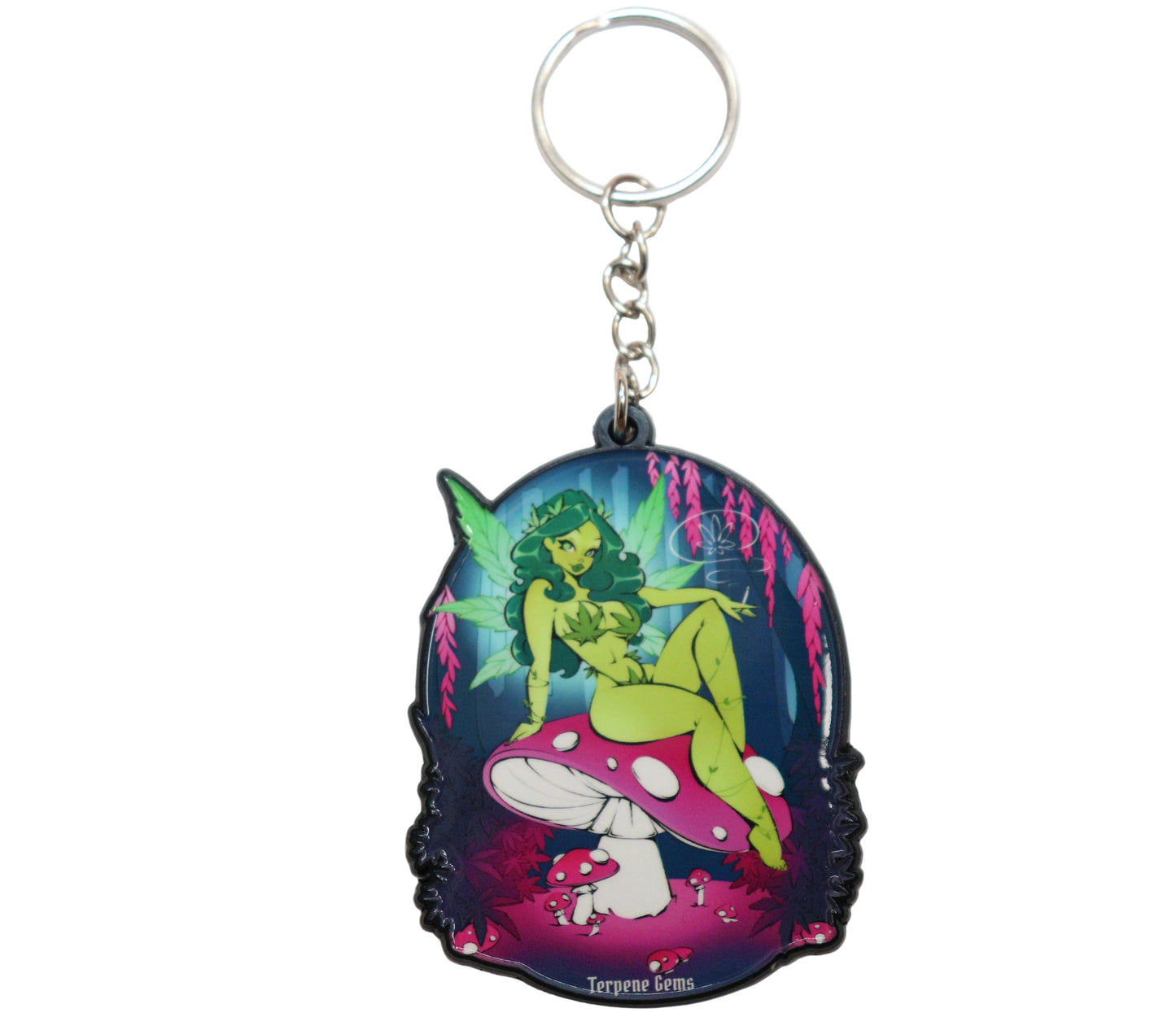 Green fairy keychain