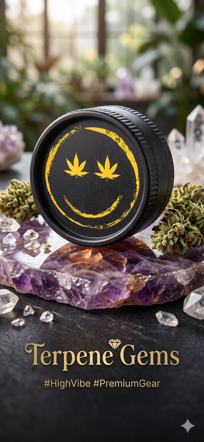 Smiley face 2-Piece Grinder 50 mm